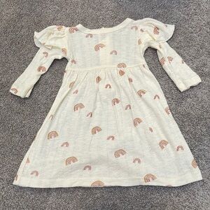 Kate Quinn Tiny Rainbow Pointelle Dress